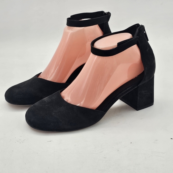 Eileen Fisher Women’s Dota Pump Black Leather Size 9 - Picture 2 of 10